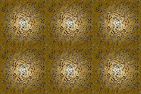 Vector illustration. Seamless pattern with fantasy flowers, natural wallpaper, f Stock Illustration