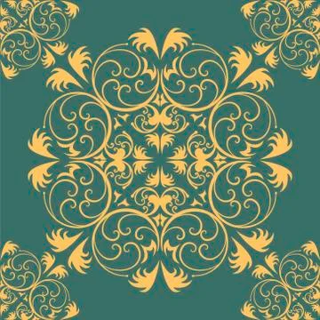 Vector illustration. (Seamless Pattern) Stock Illustration