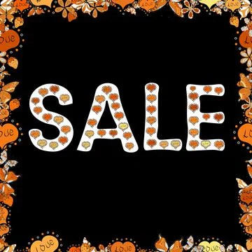 Vector illustration. Seamless pattern. Picture in white, orange and black colors Stock Illustration