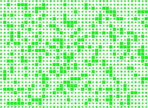 Vector illustration of seamless pattern of square green background, different Stock Photos