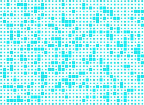 Vector illustration of seamless pattern of square azure background, different Stock Photos