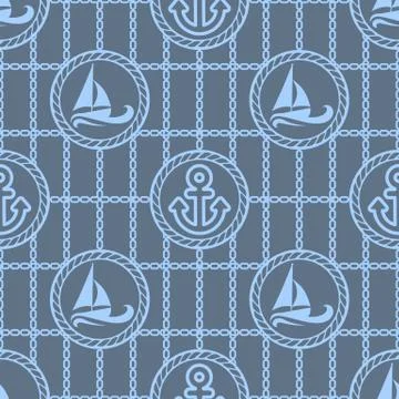 Vector illustration seamless pattern for traveling. Illustrazione stock