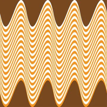 Vector illustration of a seamless pattern wave 스톡 일러스트