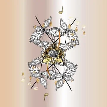 Vector illustration. Seamless pattern for web, textile and wallpapers. Vintage n Illustrazione stock