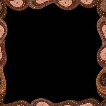 Vector illustration. Seamless pattern.Hand drawn doodle frames. Illustration in Illustrazione stock