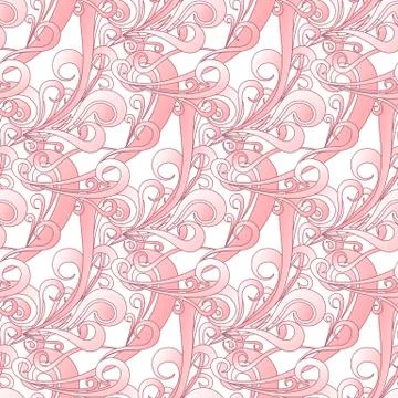 Vector illustration of seamless square pink color pattern Stock Illustration