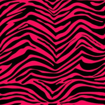 Vector illustration of seamless zebra pattern Stock Illustration