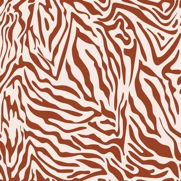 Vector illustration of seamless zebra pattern Stock Illustration