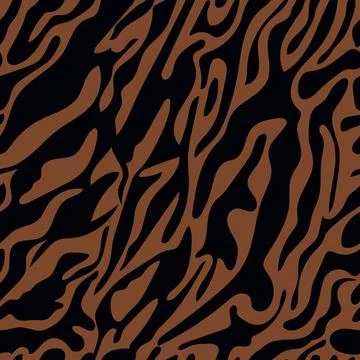 Vector illustration of seamless zebra pattern Stock Illustration