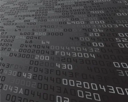 Vector illustration of security background with HEX-code Stock Illustration