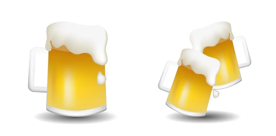 Vector illustration set of beer Stock-Illustration