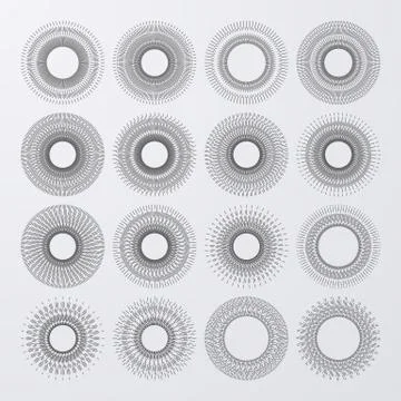 Vector illustration. Set bursting rays 스톡 일러스트