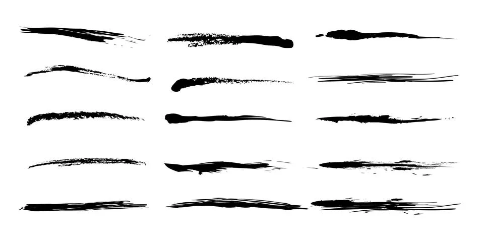 Vector illustration set of markers including elements. Illustrazione stock