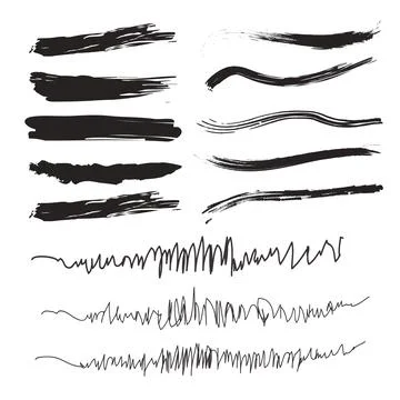 Vector illustration set of markers including elements. Stock Illustration