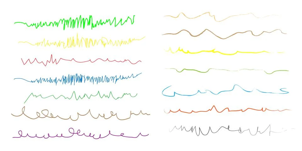 Vector illustration set of markers including elements. 스톡 일러스트