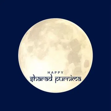 Vector Illustration of Sharad Purnima which is a harvest festival celebrated  Иллюстрация