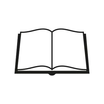 Vector illustration of simple book icon. Isolated. Stock Illustration