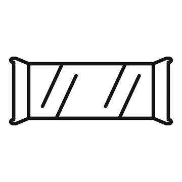 Vector illustration of a simple candy wrapper Stock Illustration