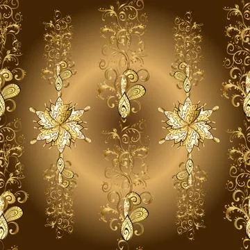 Vector illustration. Simple cute pattern in small-scale flowers. Floral seamless イラスト素材