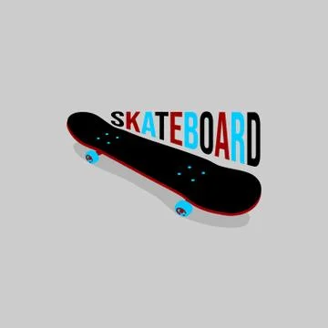 Vector Illustration of Skateboard Stock Illustration