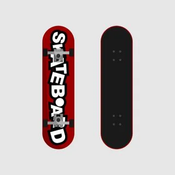 Vector Illustration of Skateboard Stock Illustration