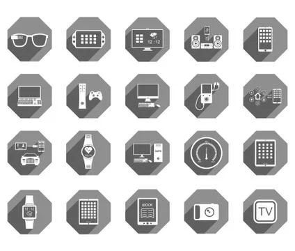 Vector Illustration of Smart Devices Free Stock Illustration