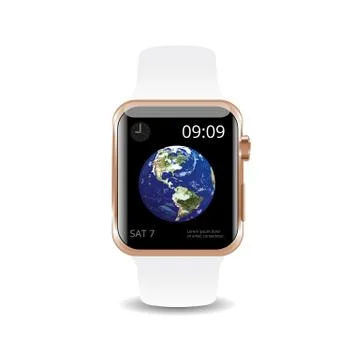 Vector Illustration Smart Watch isolated on white background Stock Illustration