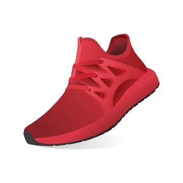 Vector Illustration of Sneaker Shoe Stock Illustration