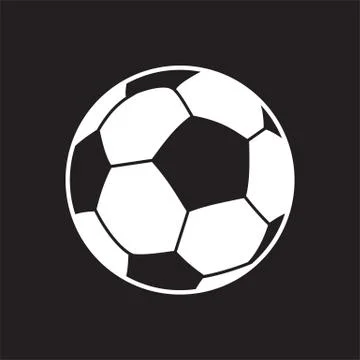 Vector illustration of a soccer ball. Illustrazione stock