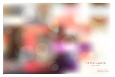 Vector illustration of soft colored abstract blurred light background layout Stock Illustration