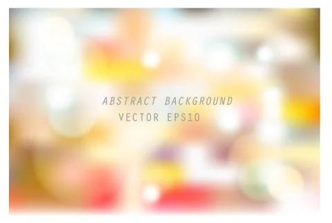 Vector illustration of soft colored abstract blurred light background layout Stock Illustration