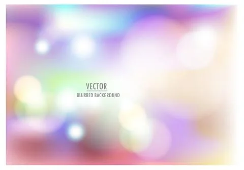 Vector illustration of soft colored abstract blurred light background layout Stock Illustration