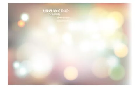 Vector illustration of soft colored abstract blurred light background layout Stock Illustration