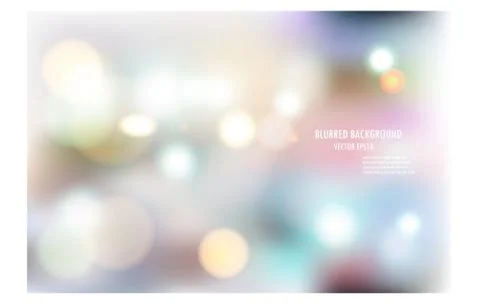 Vector illustration of soft colored abstract blurred light background layout Stock Illustration