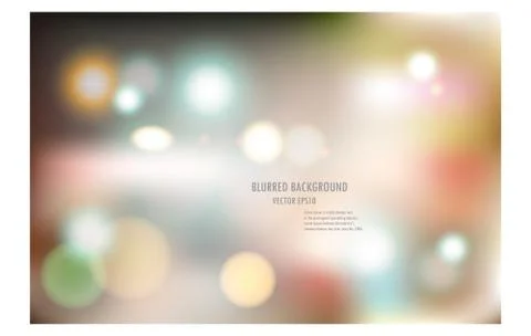 Vector illustration of soft colored abstract blurred light background layout Stock Illustration