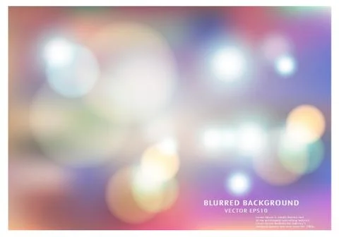 Vector illustration of soft colored abstract blurred light background layout Stock Illustration