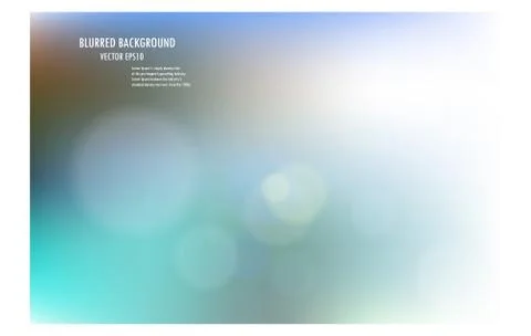 Vector illustration of soft colored abstract blurred light background layout Stock Illustration