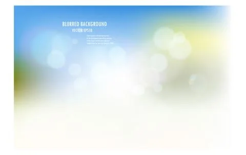 Vector illustration of soft colored abstract blurred light background layout Stock Illustration
