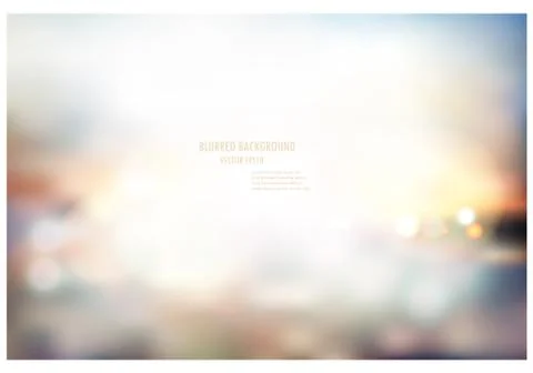 Vector illustration of soft colored abstract blurred light background layout Stock Illustration