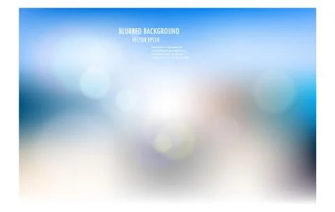 Vector illustration of soft colored abstract blurred light background layout Stock Illustration
