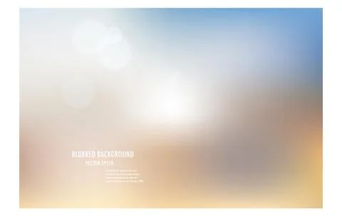 Vector illustration of soft colored abstract blurred light background layout Stock Illustration