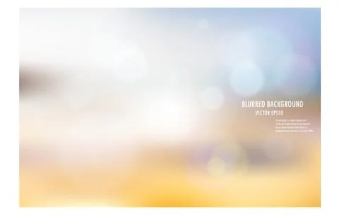 Vector illustration of soft colored abstract blurred light background layout Stock Illustration
