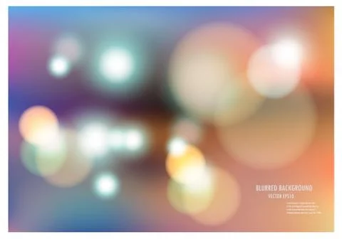Vector illustration of soft colored abstract blurred light background layout Stock Illustration