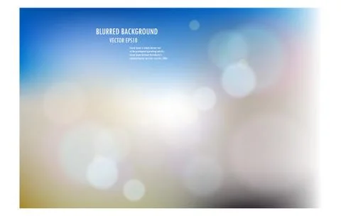 Vector illustration of soft colored abstract blurred light background layout Illustrazione stock