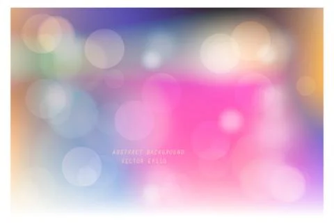 Vector illustration of soft colored abstract blurred light background layout Stock Illustration