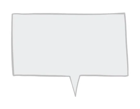 Vector illustration speech bubble. Hand drawn. Stock Illustration