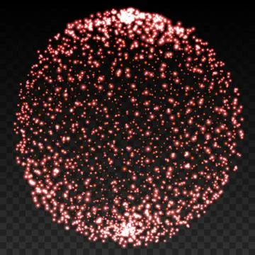 Vector Illustration. The Sphere Consisting of Points. 3D Grid Design. Networks Illustrazione stock
