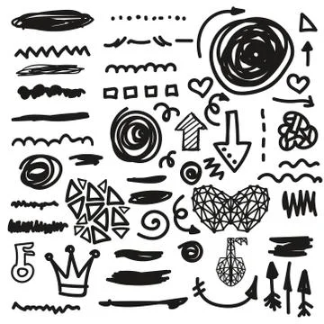 Vector illustration of Splash banners set Stock Illustration