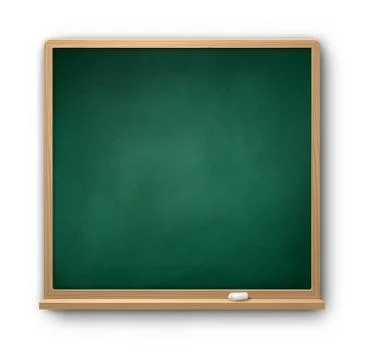 Vector illustration of square chalkboard Stock Illustration