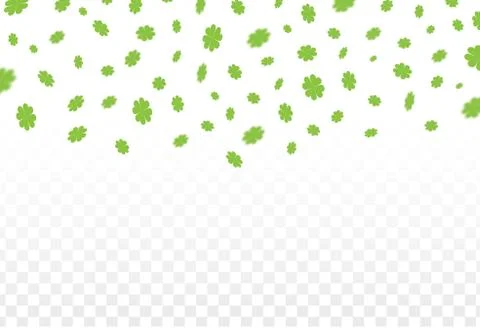 Vector Illustration of a St. Patrick's Day green  clover leaves 库存插图